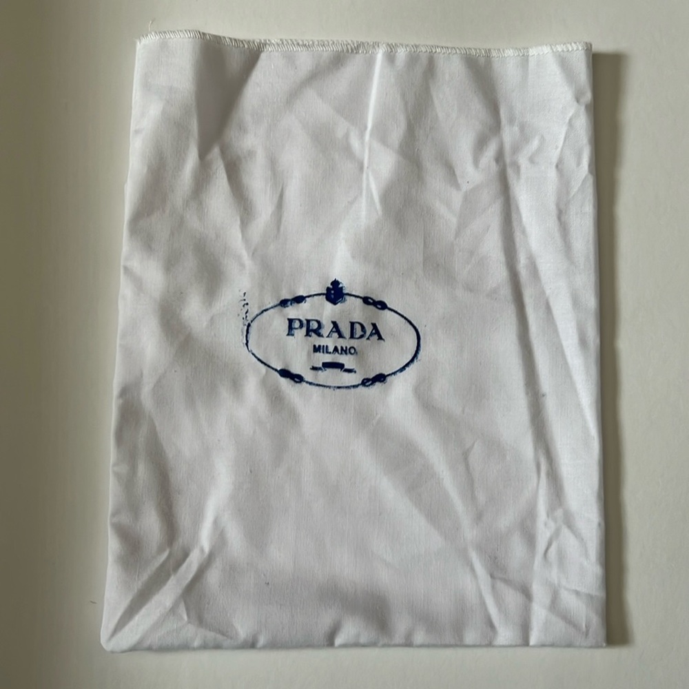PRADA small white dust bag